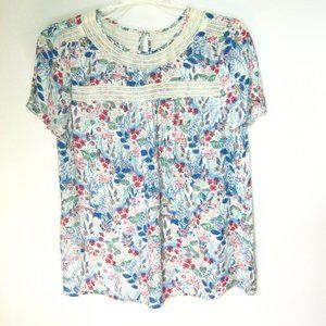 LC LAUREN CONRAD Floral Blouse